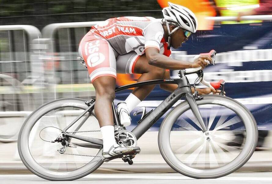 Solo Effort, Pure Focus - CIS Athlete pushing the pace during an late race breakaway--where performance meets purpose.